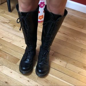 Barely Worn Dr. Martens Knee-High Boots